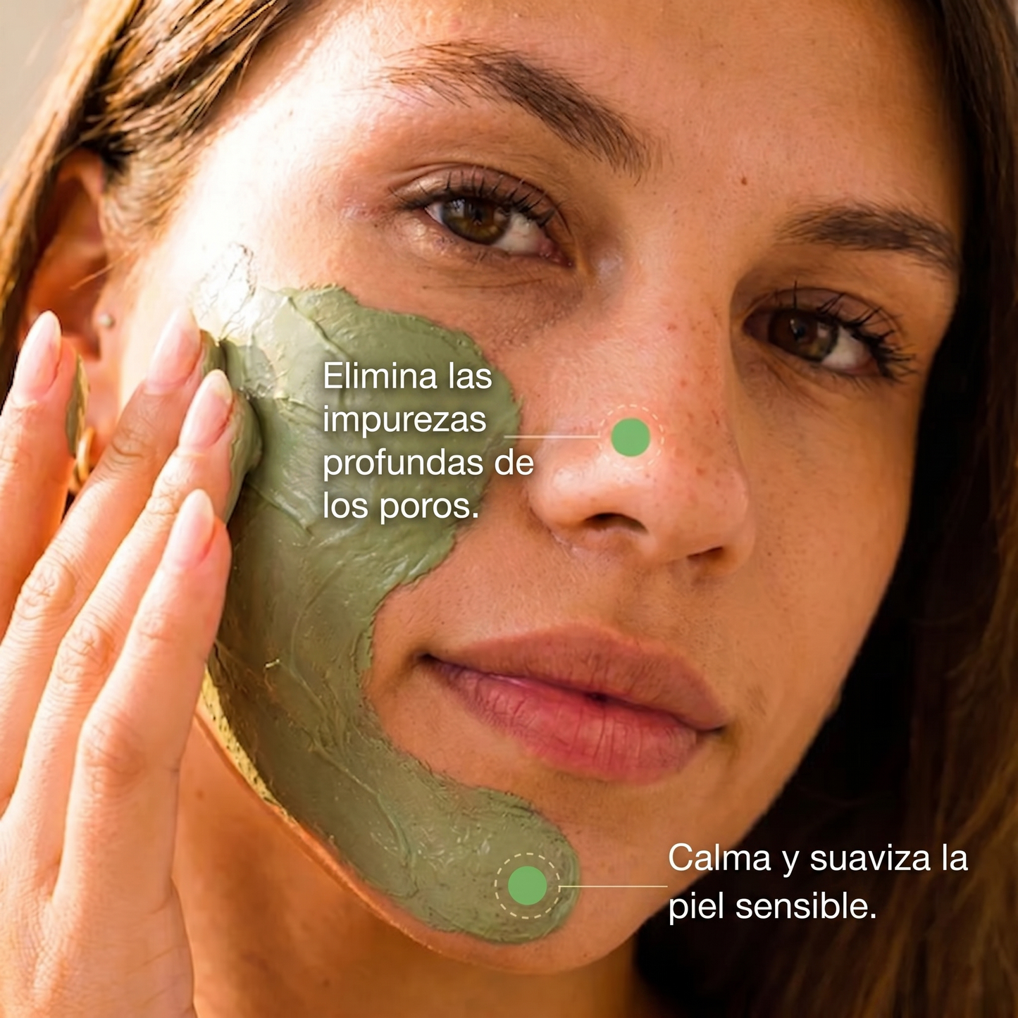 Mascarilla Coreana de Albahaca Sagrada (Efecto Bubble)